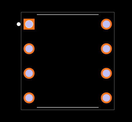 LM311N/NOPB Footprint