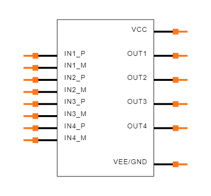 LM324D Symbol