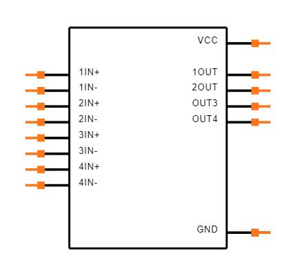 LM339AMX/NOPB Symbol