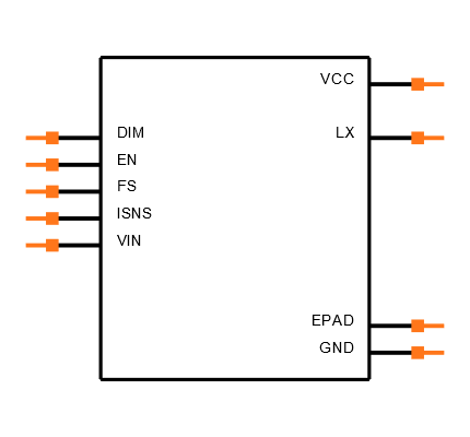 LM3407MY/NOPB Symbol