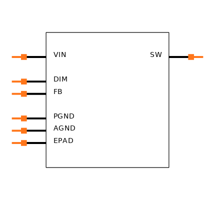 LM3410YSD/NOPB Symbol