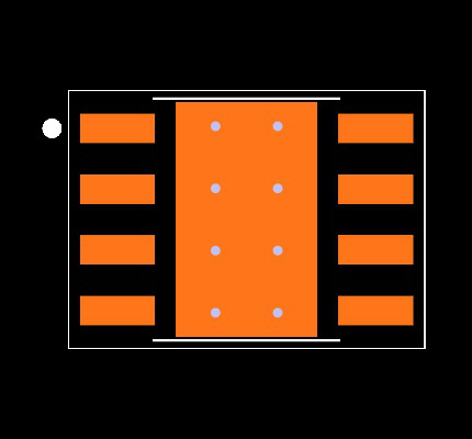LM3414HVMR/NOPB Footprint