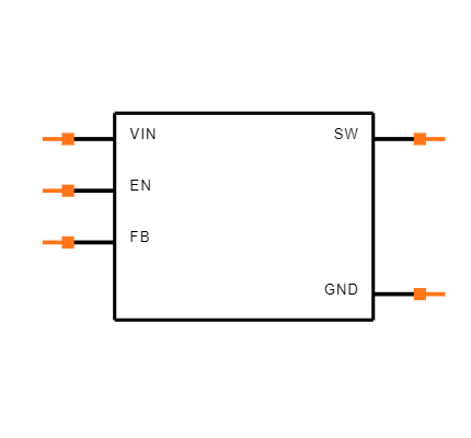 LM3670MF-1.8 Symbol