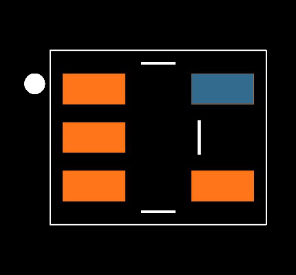 LM3671MFX-ADJ/NOPB Footprint