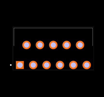 LM3886TF/NOPB Footprint