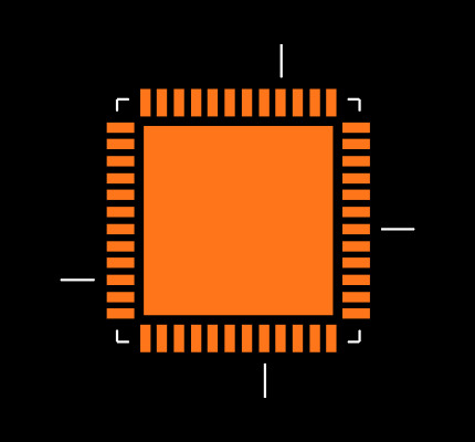 LM3S301-EGZ20-C2T Footprint