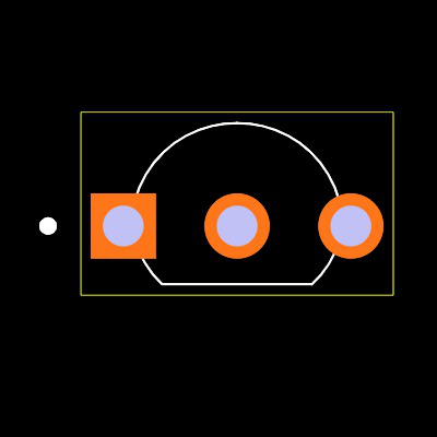 LM4040C50ILPR Footprint