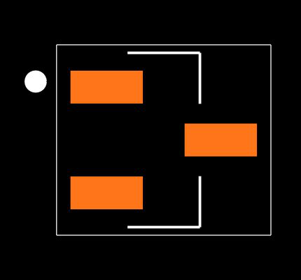 LM4050QAEM3-4.1/NOPB Footprint
