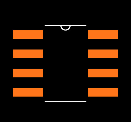 LM4140CCM-2.5 Footprint