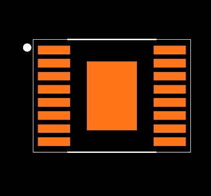LM43600PWPR Footprint