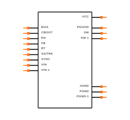 LM43600PWPT Symbol