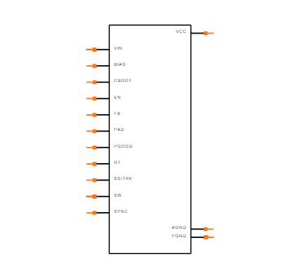 LM43601PWPR Symbol