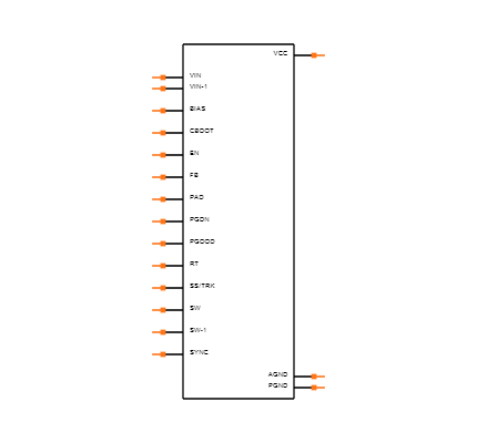 LM46001PWP Symbol