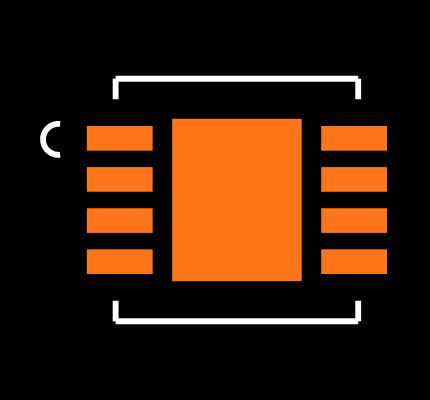 LM4670SD/NOPB Footprint