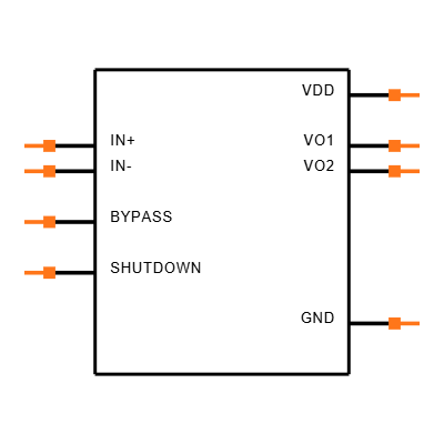 LM4861M Symbol