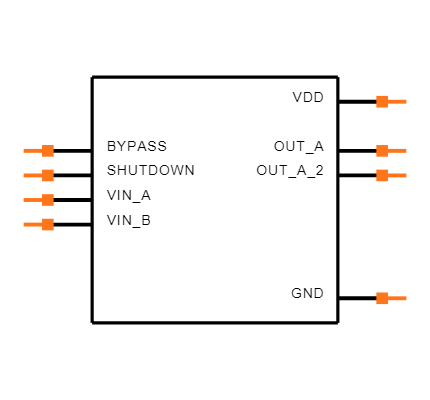 LM4881MM/NOPB Symbol