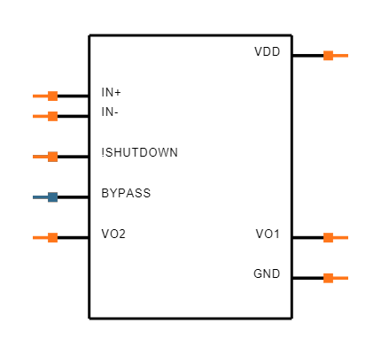 LM4890M/NOPB Symbol