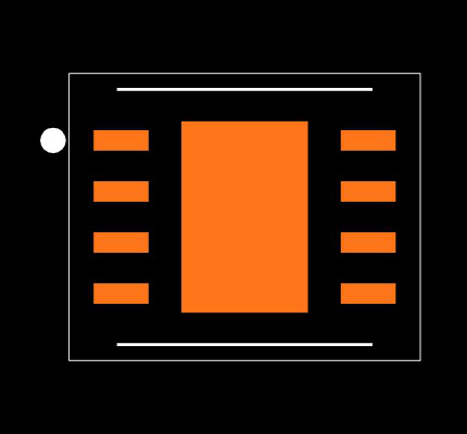 LM5018SDX/NOPB Footprint