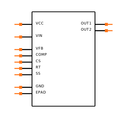 LM5030SD/NOPB Symbol