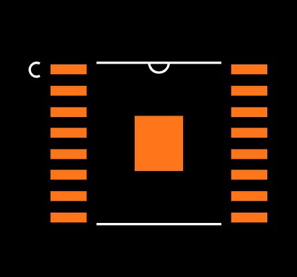 LM5088MHX-1/NOPB Footprint