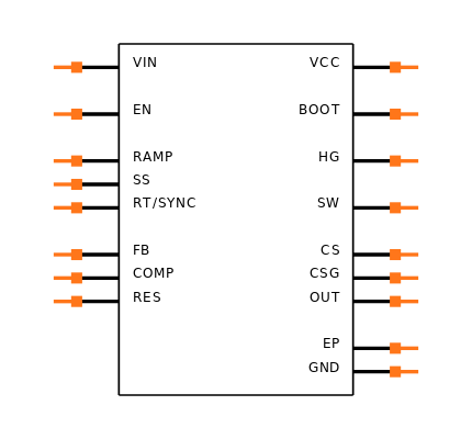 LM5088QMHX-2/NOPB Symbol