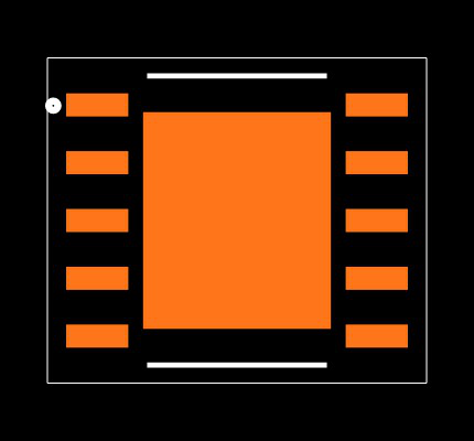 LM5102SD/NOPB Footprint
