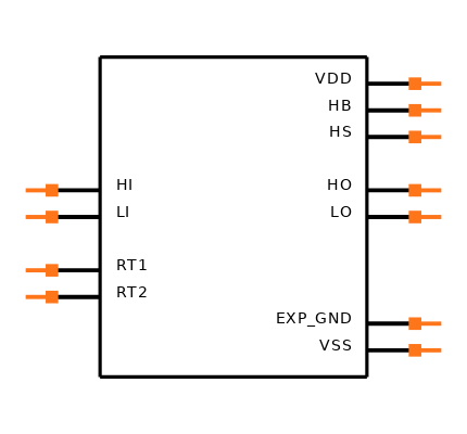 LM5102SD/NOPB Symbol