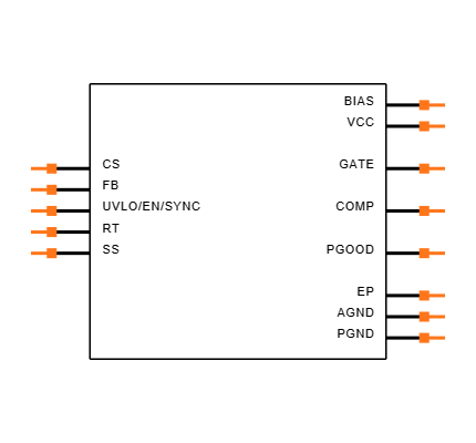 LM5155DSSR Symbol