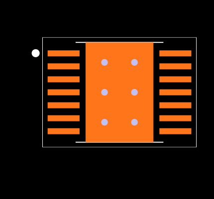 LM5161QPWPRQ1 Footprint