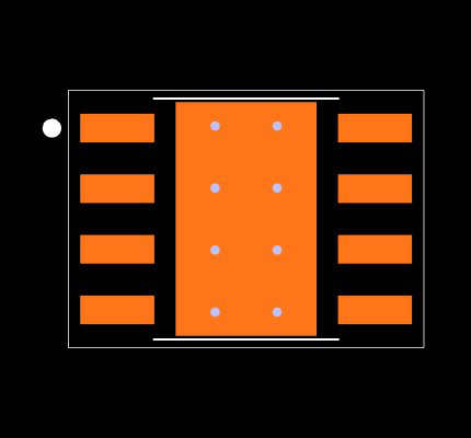 LM5164QDDATQ1 Footprint