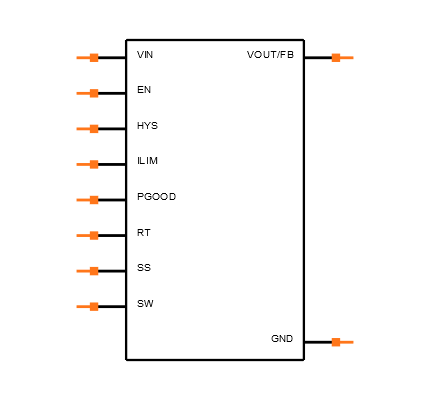 LM5165YQDGSTQ1 Symbol