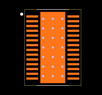 LM5175PWPR Footprint