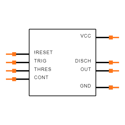 LM555CMX Symbol