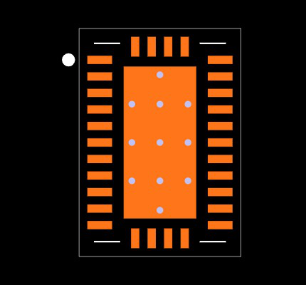 LM73606RNPR Footprint