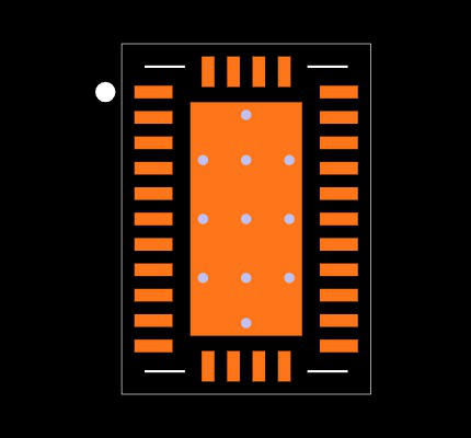 LM73606RNPT Footprint