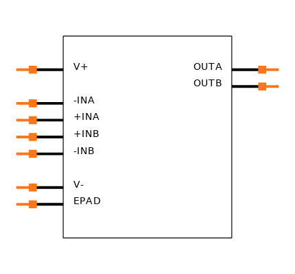 LM7372MRX/NOPB Symbol