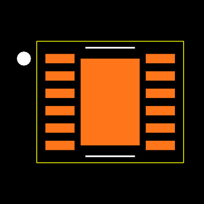 LM74801QDRRRQ1 Footprint