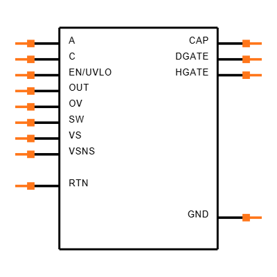 LM74801QDRRRQ1 Symbol