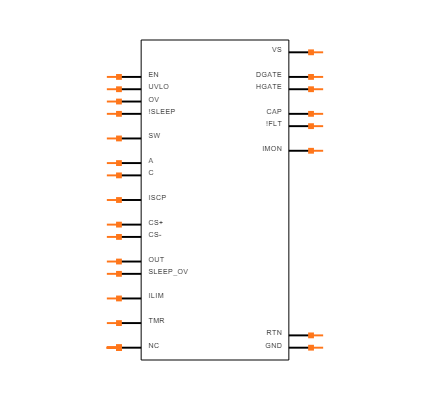 LM74900QRGERQ1 Symbol