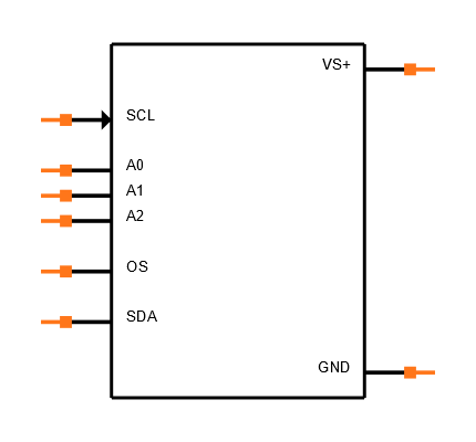 LM75AIM/NOPB Symbol