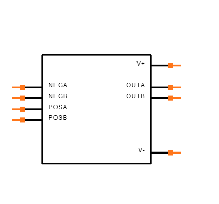 LMC6082AIM/NOPB Symbol