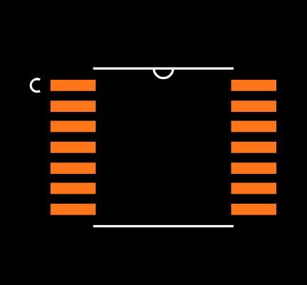 LME49743MTX/NOPB Footprint
