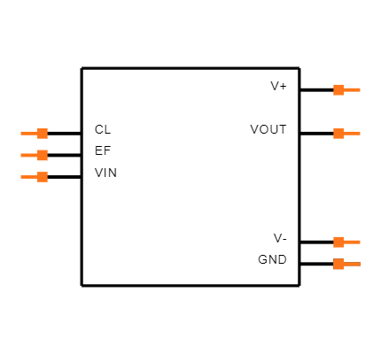 LMH6321TS/NOPB Symbol