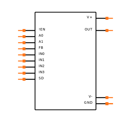 LMH6574MA/NOPB Symbol