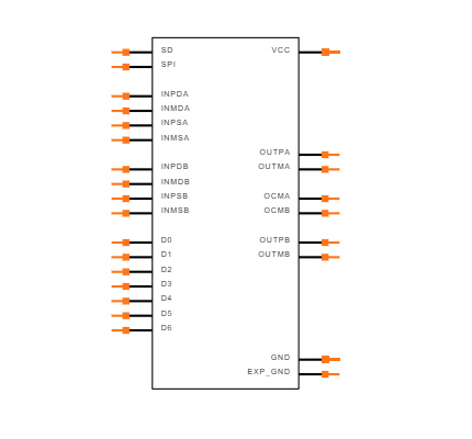 LMH6882SQ/NOPB Symbol