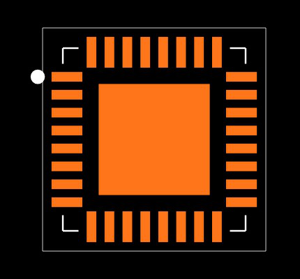 LMK00101SQ/NOPB Footprint