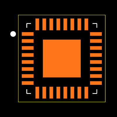 LMK00334RTVRQ1 Footprint