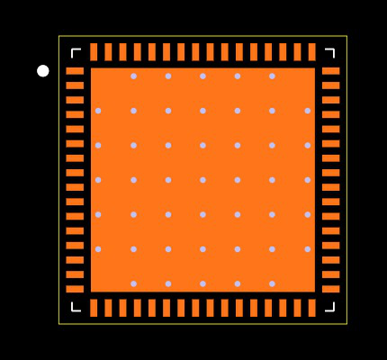 LMK05028RGCT Footprint