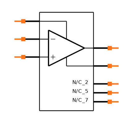 LMP7721MAX/NOPB Symbol
