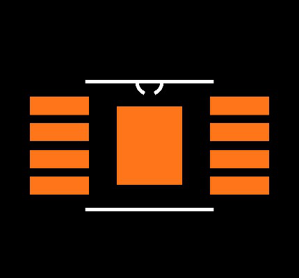 LMP8278QMME/NOPB Footprint